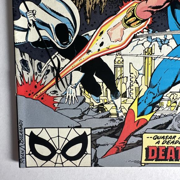 QUASAR #2 8.0 MARVEL COMIC BOOK CM33-227 - Picture 5 of 7